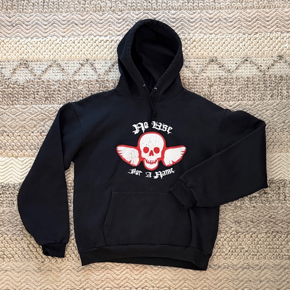 Vintage No Use For A Name Pullover Hoodie Fat Wreck Chords Punk Rock Band Merch